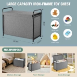 HOUSE AGAIN Kids Toy Box With Lid @ $19
