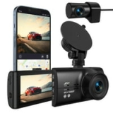 JQVV 4K/2.5K Front & 1080P Rear Dash Cam with WiFi, GPS, Night Vision, Parking Mode, Supports up to 256GB Storage @ $45.99