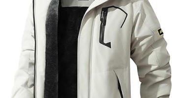 Men’s Ski Jacket Warm Winter Snow Coat Waterproof Mountain Windbreaker Snowboarding Jacket Hooded for Hiking Traval @ $36.59