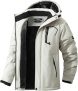 Men’s Ski Jacket Warm Winter Snow Coat Waterproof Mountain Windbreaker Snowboarding Jacket Hooded for Hiking Traval @ $36.59
