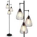 Tangkula 67-inch 3 Lights Industrial Floor Lamp @ $35.19