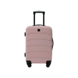 Protege 20 Inch Durable, Lightweight, Scratch-Resistant 100% ABS Construction Hard-Side Rolling Carry-on with 4-Wheels Spinner (Pearl Blush) @ $39.98
