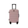 Protege 20 Inch Durable, Lightweight, Scratch-Resistant 100% ABS Construction Hard-Side Rolling Carry-on with 4-Wheels Spinner (Pearl Blush) @ $39.98