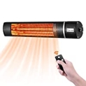 Key Tek Waterproof Wall-Mounted Infrared Patio Heater @ $75.23