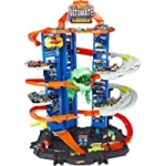 Hot Wheels Track Set and 2 Toy Cars City Ultimate Garage Playset @ $78.00