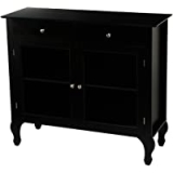 TMS Layla 2-Drawer Multiple Finishes Storage Buffet (42 x 15 x 36 Inch, Black) @ $128.00