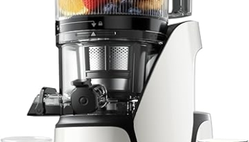 EanOruus 3-in-1 Cold Press Juicer, Slow Masticating Juicer Machine with 6.5