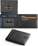 RUNBOX Wallet for Men Slim Rfid Leather 2 ID Window With Gift Box | Slim @ $6.19