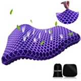 Gulymm Double Thick Gel Seat Cushion with Non-Slip Cover @ $18.14