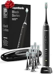 Aquasonic Black Series Ultra Whitening Toothbrush – ADA Accepted Electric Toothbrush- 8 Brush Heads & Travel Case – 40,000 VPM Electric Motor & Wireless Charging – 4 Modes w Smart TimerAquasonic Black Series Ultra Whitening Toothbrush – A… @ $29.95