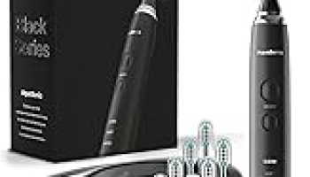 Aquasonic Black Series Ultra Whitening Toothbrush – ADA Accepted Electric Toothbrush- 8 Brush Heads & Travel Case – 40,000 VPM Electric Motor & Wireless Charging – 4 Modes w Smart TimerAquasonic Black Series Ultra Whitening Toothbrush – A… @ $29.95