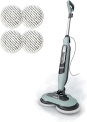 Shark Steam & Scrub Steam Mop, All-in-One Scrubbing and Sanitizing Hard Floor Cleaner, LED Headlights, 4 Dirt Grip Soft Scrub Pads Included, XL Water Tank, Swivel Steering, Hawaiian Grey, S8001 @ $109