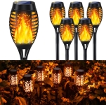 Staaricc Flickering Flame Solar Tiki Torches @ $7