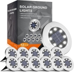 INCX 4.6 inch Solar Lights Outdoor Waterproof @ $16.19