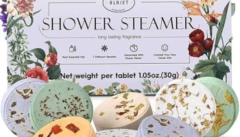 Shower Steamers Aromatherapy Blriet, Mothers Day Gifts for Women, Teen Girls, Wife, Her, Mom, Daughter, Grandma Basket Stuffers Birthday Gifts Decoration Travel Essentials Self Care Home Spa – 8 Pack @ $4.99