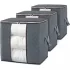 DOKEHOM 3-Pieces 100L Large Clothes Storage Bag Organizer @ $10.49