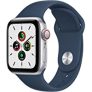 Apple Watch SE (Gen 1) GPS & Cellular 40mm Smart Watch (Silver Aluminium Case with Abyss Blue Sport Band) @ $199.00