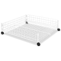 Whitmor Rolling White Wire Underbed Cart @ $18.70