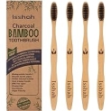 12-Pk Isshah Biodegradable Eco-Friendly Natural Bamboo Toothbrushes @ $3.14