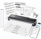 Rongta Portable Printer Wireless for Travel, Inkless Thermal Printers for 8.5