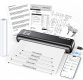 Rongta Portable Printer Wireless for Travel, Inkless Thermal Printers for 8.5