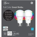 2-Pack GE Lighting CYNC Smart LED Light Bulbs @ $13.08