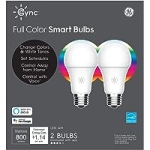 2-Pack GE Lighting CYNC Smart LED Light Bulbs @ $13.08