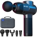 Bob and Brad Deep Tissue Percussion Massager Gun with 5 Speeds and 5 Heads for Professional Athletes @ $59.99
