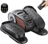 MERACH Under Desk Elliptical Machine, Leg Exerciser While Sitting for Seniors with 12-Speeds & Remote Control, Quiet Portable Electric Seated Pedal Exerciser Machine for Home Office @ $59.39
