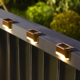 SOLPEX Solar Deck Lights Outdoor 16 Pack, Solar Step Lights Waterproof Led Solar lights for Outdoor Stairs, Step , Fence, Yard, Patio, and Pathway(Warm White) @ $16.41