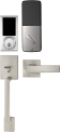 Amazon Basics Grade 3 Electronic Touchscreen Deadbolt Door Lock with Door Handleset – Satin Nickel @ $63.63