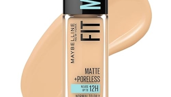 Maybelline Fit Me Matte + Poreless Liquid Oil-Free Foundation Makeup, Warm Nude, 1 Count (Packaging May Vary) @ $3.58