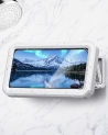 Shower Phone Holder Waterproof – 480° Rotatable Retractable Adjustable Phone Case for Shower – Bathroom Accessories Wall Mount Phone Holder for iPhone 17/16 Pro Max, S25 Ultra,4-7