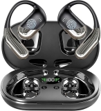 AI Open Ear Headphones Translation Earbuds, Real-Time 2-Way Language Translator Device, 3-in-1 Bluetooth Translating Headphones for Travel/Music/Calls/Exercise, Audifonos Traductores Inglés Español @ $12.59