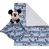 Disney Mickey Mouse Super Soft Sherpa Baby Blanket 2-Piece Set @ $10.87