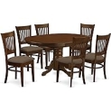 East West Furniture 7-Piece Kitchen Table & Chairs Set @ $588.37