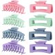 LuSeren Colorful Hair Claw Clips for Girls – 4.3 Inch Cute Matte Claw Clips in Pastel Green, Pink, Blue & Purple – Lightweight Strong Hold Hair Accessories for Teens & Women @ $4.98