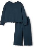 Amazon Essentials x Sofia Grainge Toddlers and Baby Girls’ French Terry Pant and Top Set @ $9.6