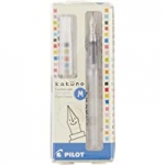 Pilot Kakuno Clear Barrel Medium Nib Fountain Pen
