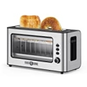 Paris Rhone 2-Slice Extra Wide Long Slot Retro Toaster