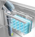 Sponge Brush Holder, YASONIC Adhesive 2-in-1 Sink Caddy
