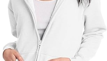 Hanes, Ecosmart Fleece Full Hoodie, Zip-up Hooded Sweatshirt for Women @ $7.98