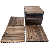 36-Pack Hardwood Interlocking Patio Deck Tile @ $98.99