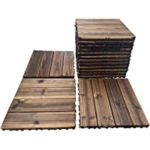 36-Pack Hardwood Interlocking Patio Deck Tile @ $98.99