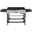 Royal Gourmet GD401 4-Burner Portable Flat Top Propane Gas Grill and Griddle Combo with Side Table @ $176.00
