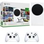 Xbox Series S 512GB SSD Console w/ Wireless Controller + Extra Xbox Wireless Controller Robot White @ $289.99