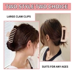 8-Pack Large Hair Claw Clips $9.99 (Reg. $15) – $1.24/4.3-Inch Clip, 2 Styles, 4 Neutral Colors @ $9.99