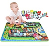 Okooko Soft Toy Car Set with Play Mat