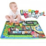 Okooko Soft Toy Car Set with Play Mat
