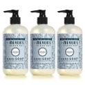 MRS. MEYER’S CLEAN DAY Hand Soap, Made with Essential Oils, Snowdrop, 12.5 fl. Oz (Pack of 3) – (size: 12.5 Fl Oz (Pack of 3)) @ $10.86